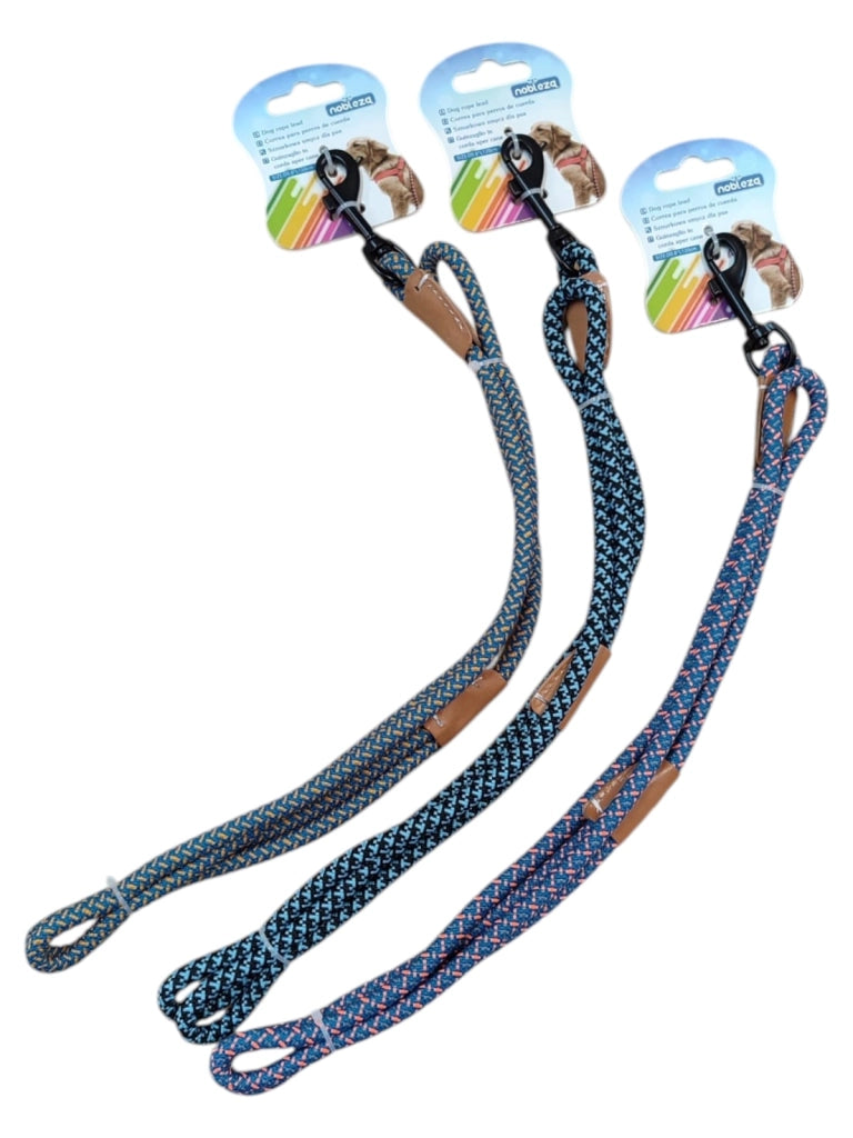 GUINZAGLIO IN CORDA PER CANE 0.6X120 CM