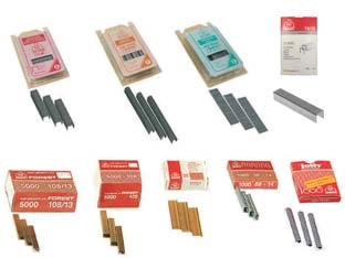 PUNTI E CHIODI PER FISSATRICI- - 53/14 mm.11,5x14 zincato scatole da pz.5.000 - 1 scatola MAESTRI