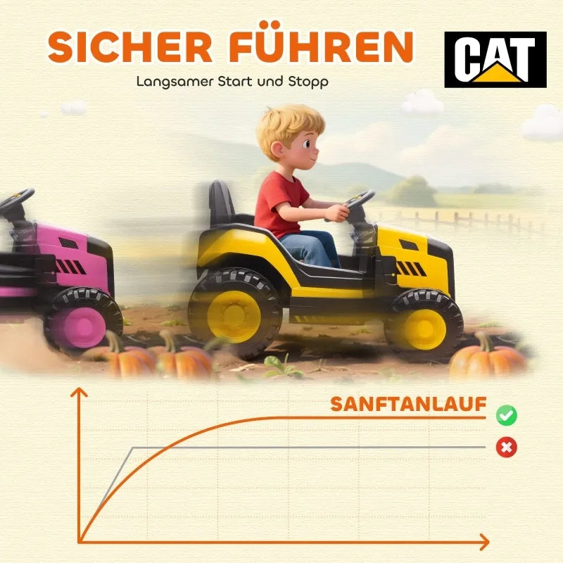Auto cavalcabile per bambini 3-6 anni, telecomando e guida manuale, Bluetooth e musica, plastica e acciaio, giallo