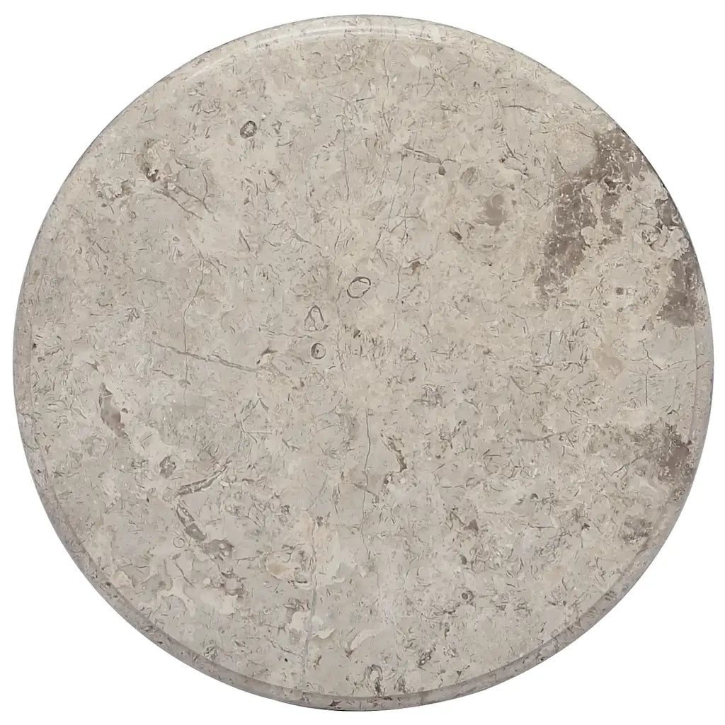 Dessus de table Gris Ø50x2,5 cm Marbre