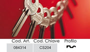 Chiave Piatta Cisa CS204 Silca Ottone Nichelato 100 Pezzi