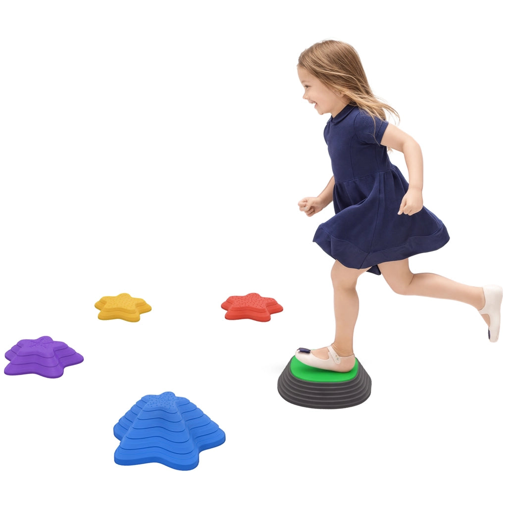 Set di pietre da gioco per bambini ¨C Minimal ¨C 5 pezzi, design stella marina, antiscivolo, 80 kg