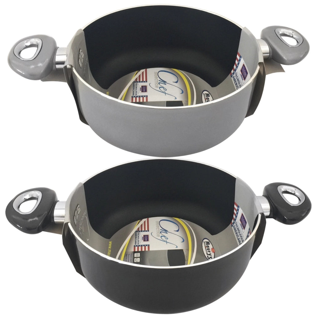 MAURY'S CHEF INDUCTION CASSERUOLA 24 CM CON FONDO IN TECNOLOGIA XYLAN