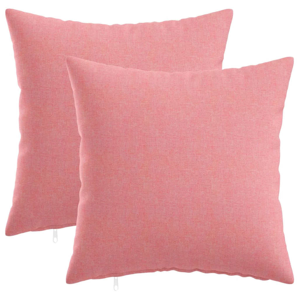Cuscino con cuscino HEERLEN 2 pz Rosa Tessuto 924484