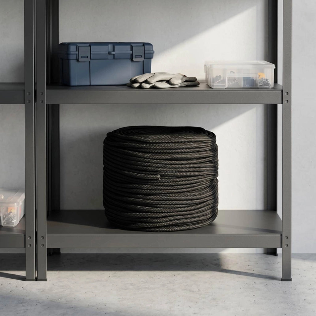 Corda multiuso 6 mm 25 m Nero PP 240 kg Carico massimo 3473175