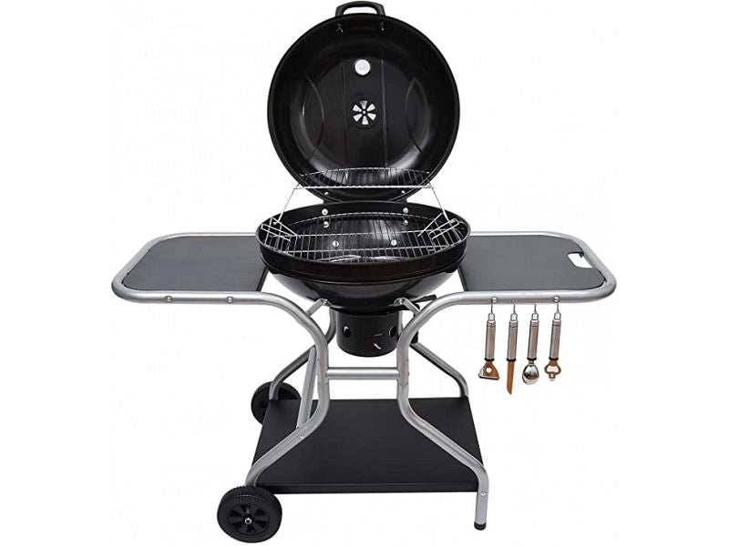 Barbecue a carbone El Gaucho Globo Comfort griglia 55cm coperchio con termometro