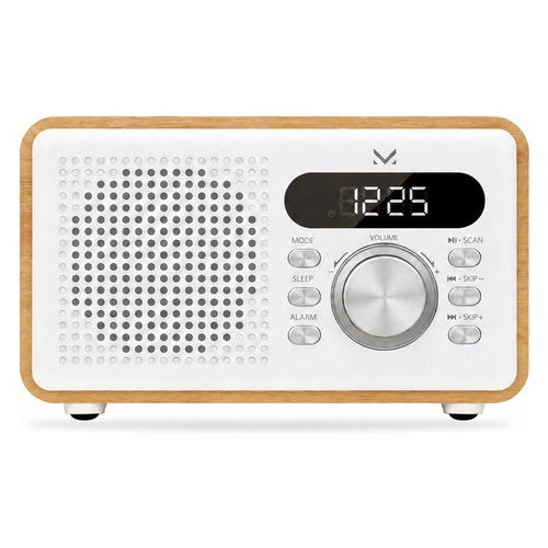 Radiosveglia majestic 169262 wd bianca white e wood