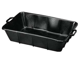CASSA IN PLASTICA NERA LT.25- - cm.44x34x18h. - 4 pezzi