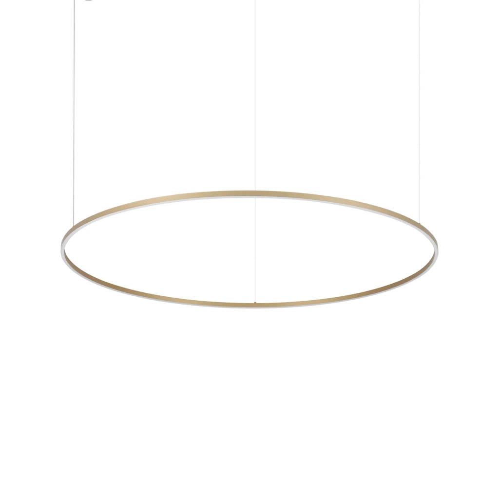 Lampada Oracle 81W Luce Naturale 4000K Finitura Ottone Altezza Regolabile Ideal Lux