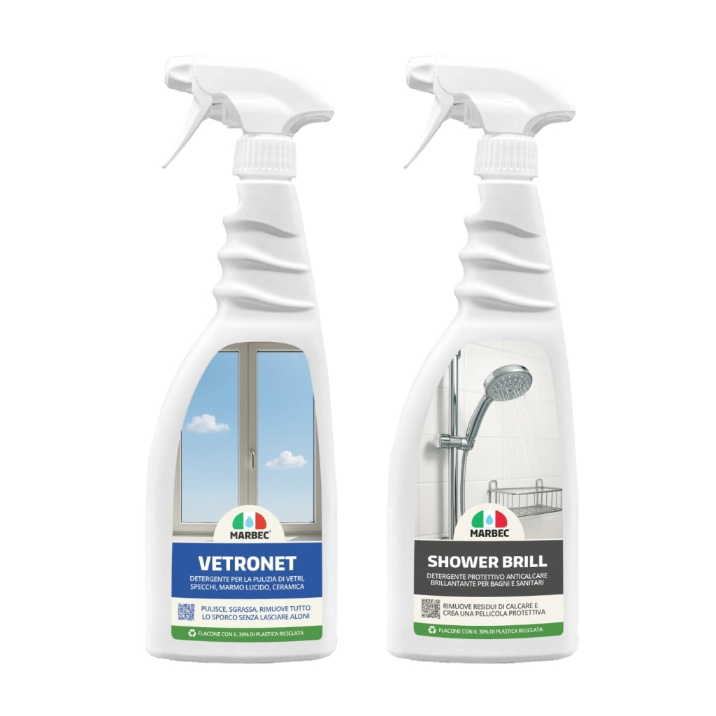 Kit Pulizia Completo per Bagno e Cucina, Efficace e Delicato Marbec KIT PULIZIA PRONTO CASA