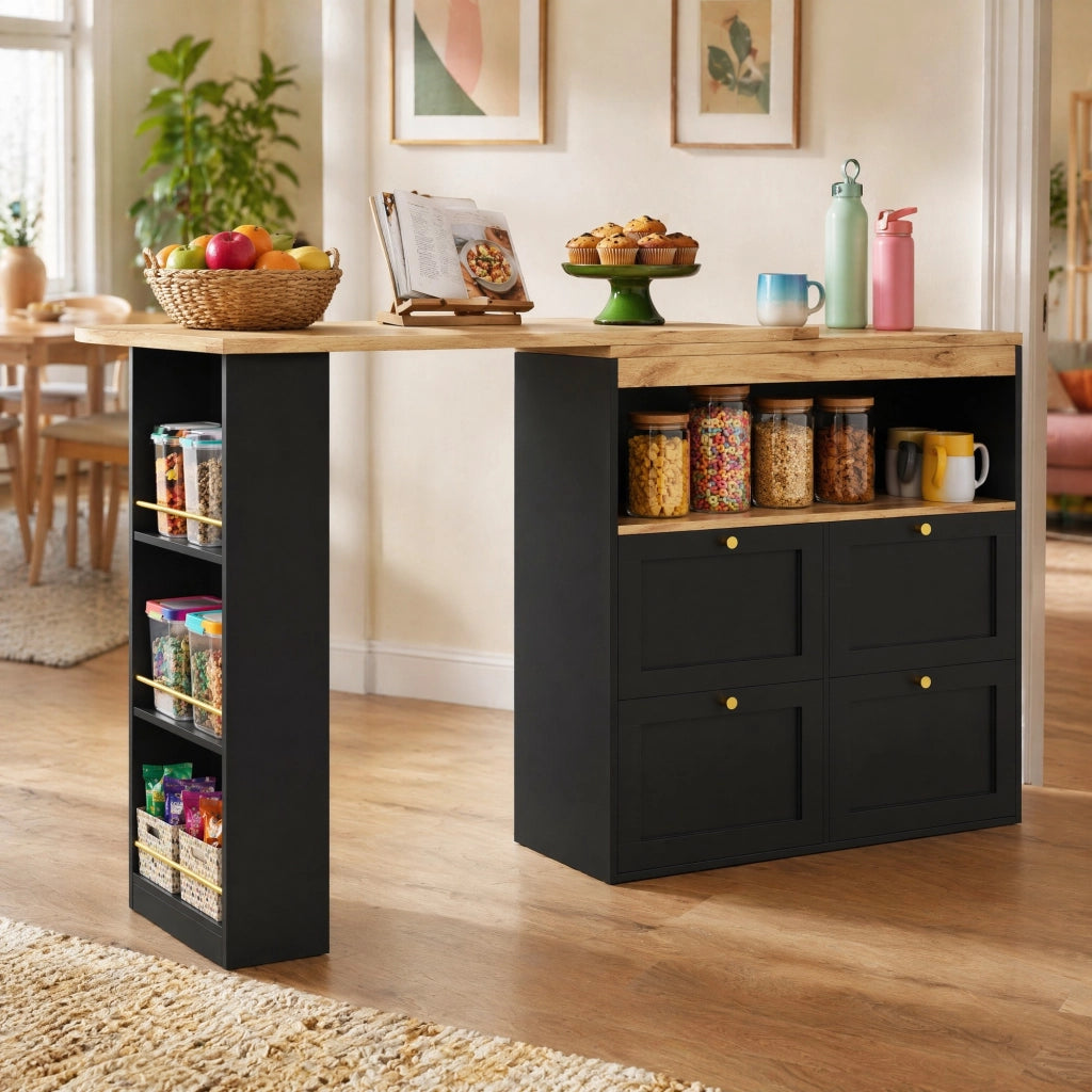 ARMADIO MODULARE Girevole 105x39x102 cm MDF Nero