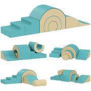 Set 5 Blocchi Morbidi Schiuma ¨C Xylo ¨C Bambini Forme Creative Verde