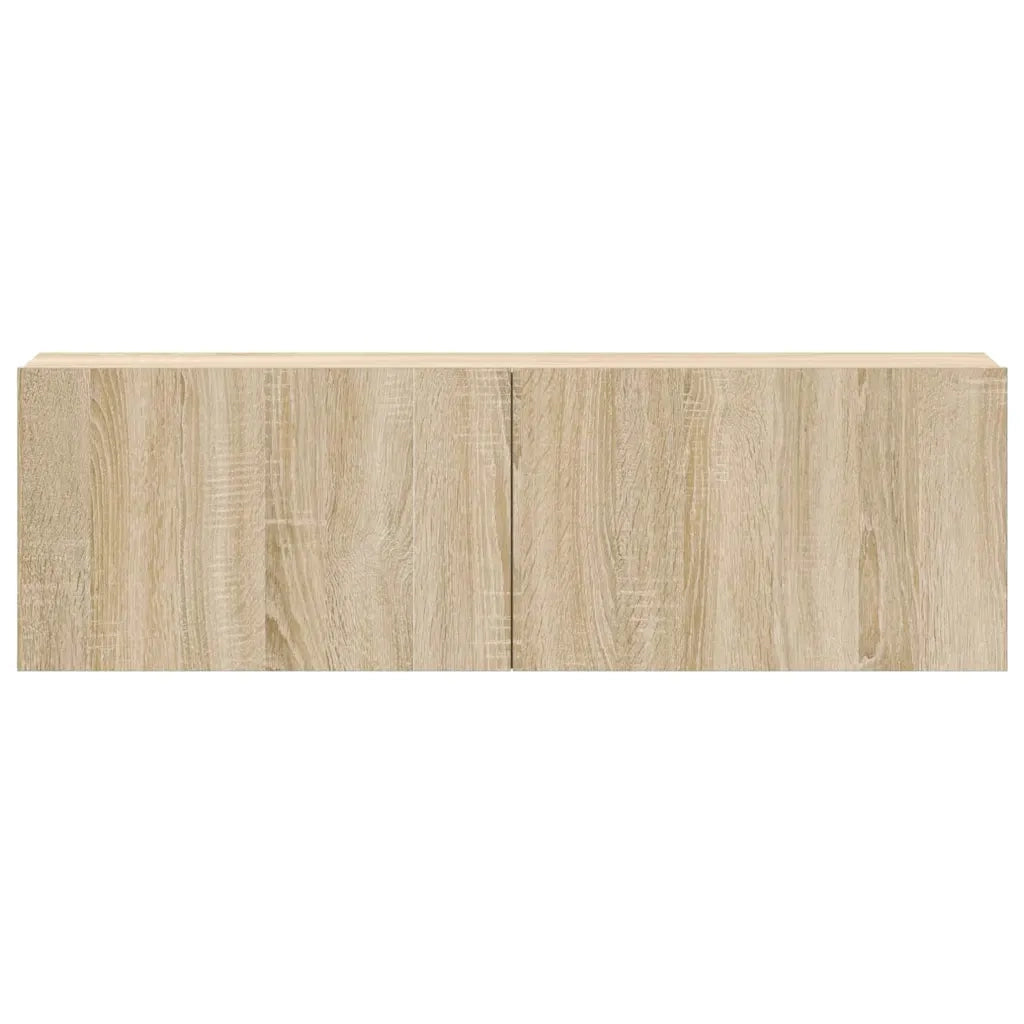 Set di Mobili Porta TV 3 pz-Set di 3 Credenza per TV Rovere Sonoma in Legno Multistrato 269546