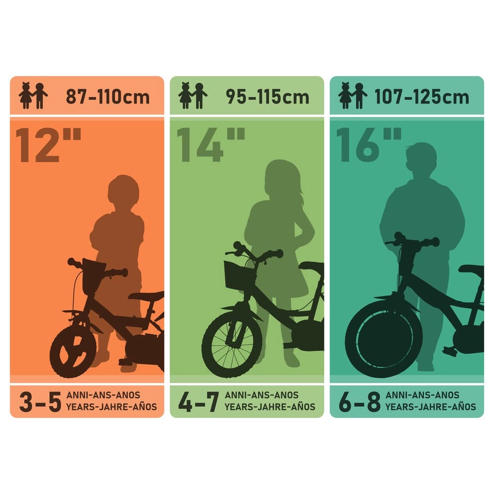 Bicicletta Bambino Dino Bikes SONIC 14"