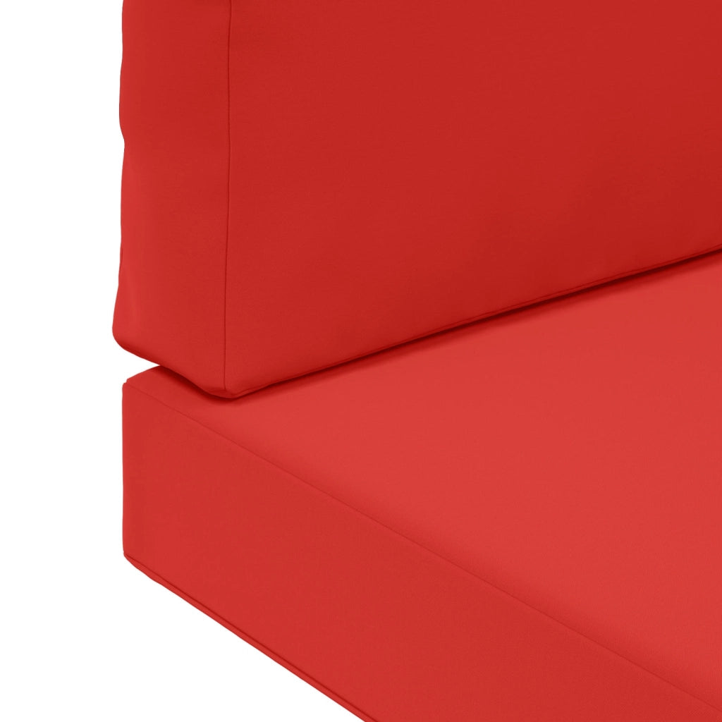 Cuscino per divano da esterno Poliestere Rosso 80 x 80 cm 900869