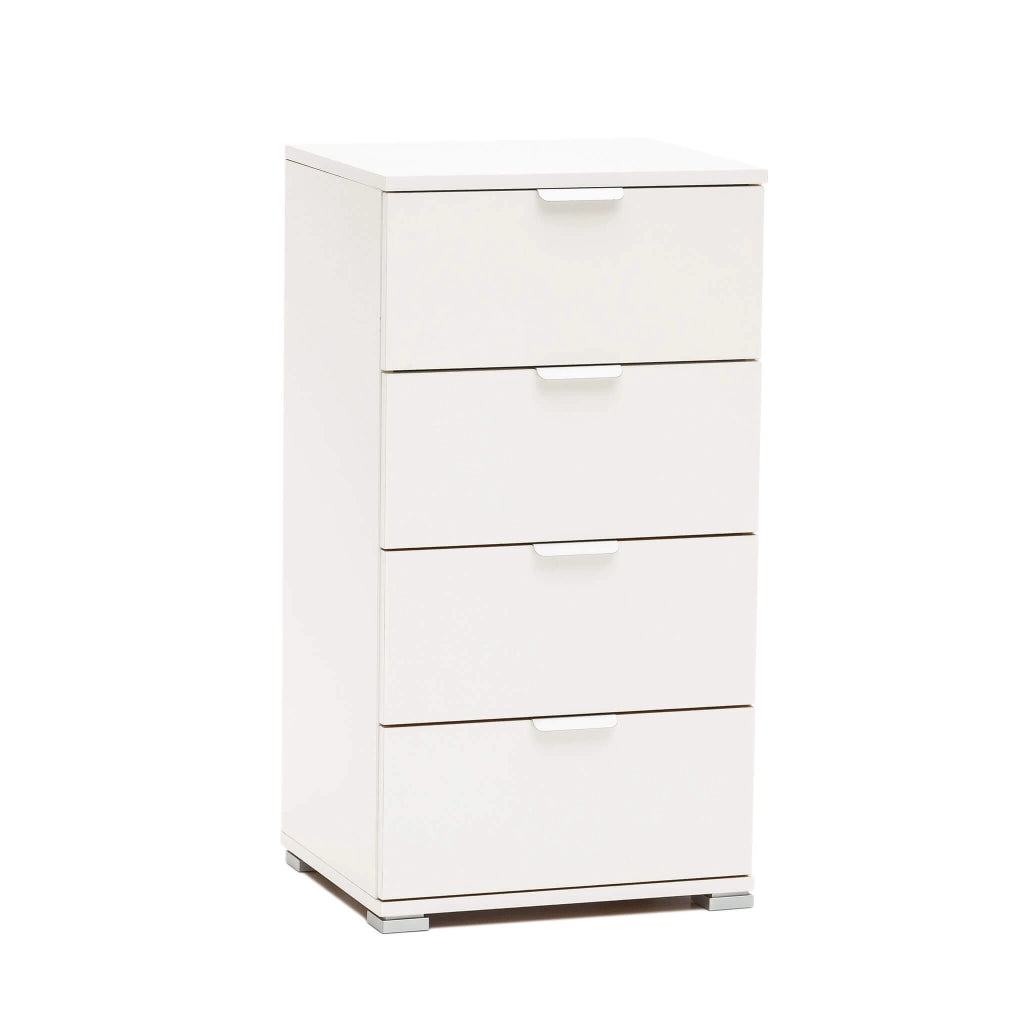 MOBILETTO A CASSETTIERA CON 4 CASSETTI BIANCO 45 X 38 X H85 CM