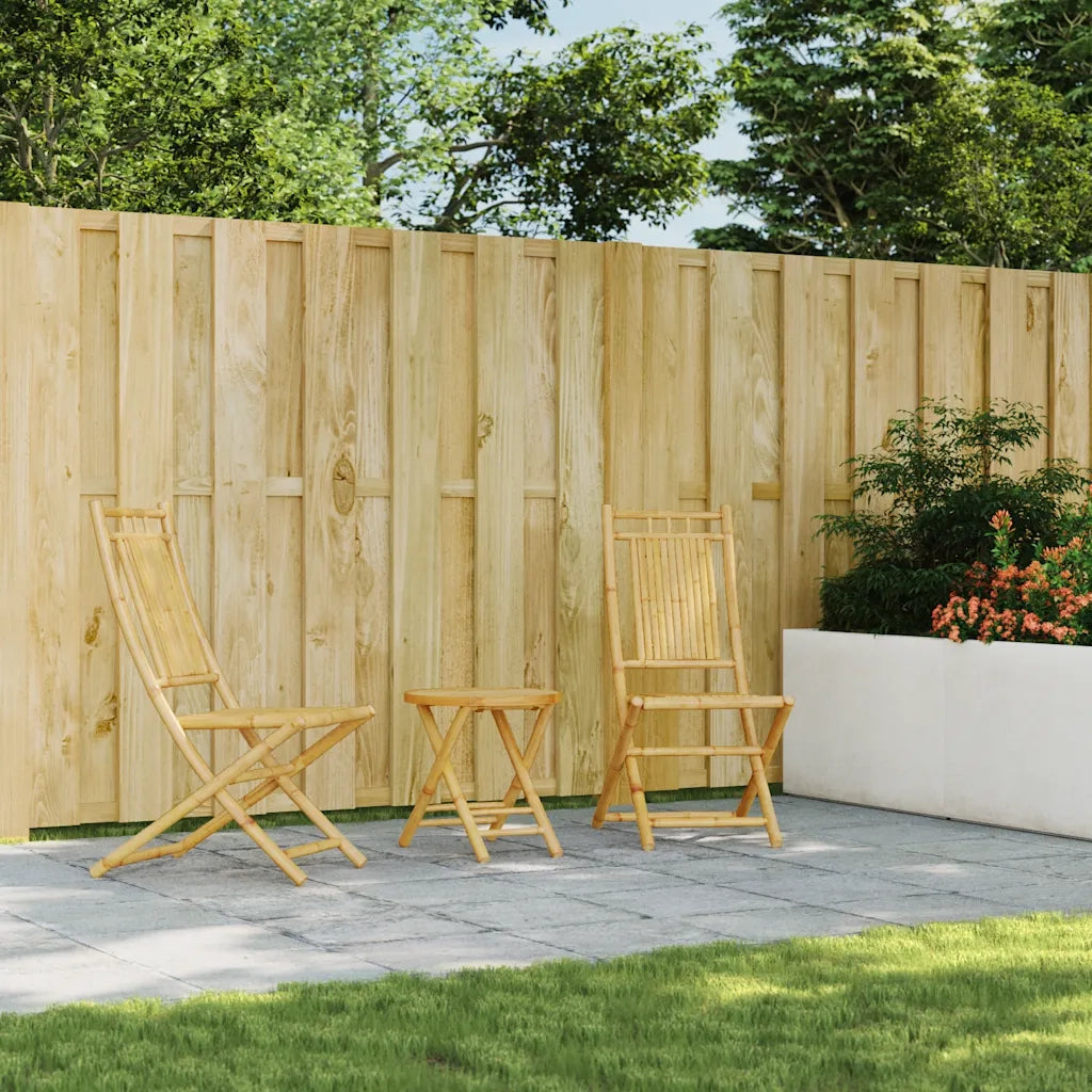 Set da Bistr¨° 3 pz | Set Salotto da Giardino in Bamb¨´