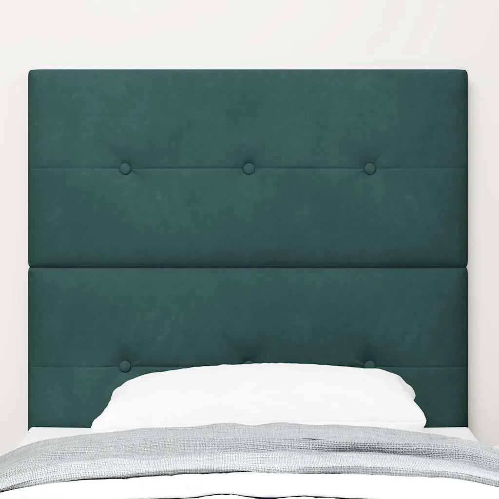 Testiera | Testata Verde Scuro 100 cm Velluto