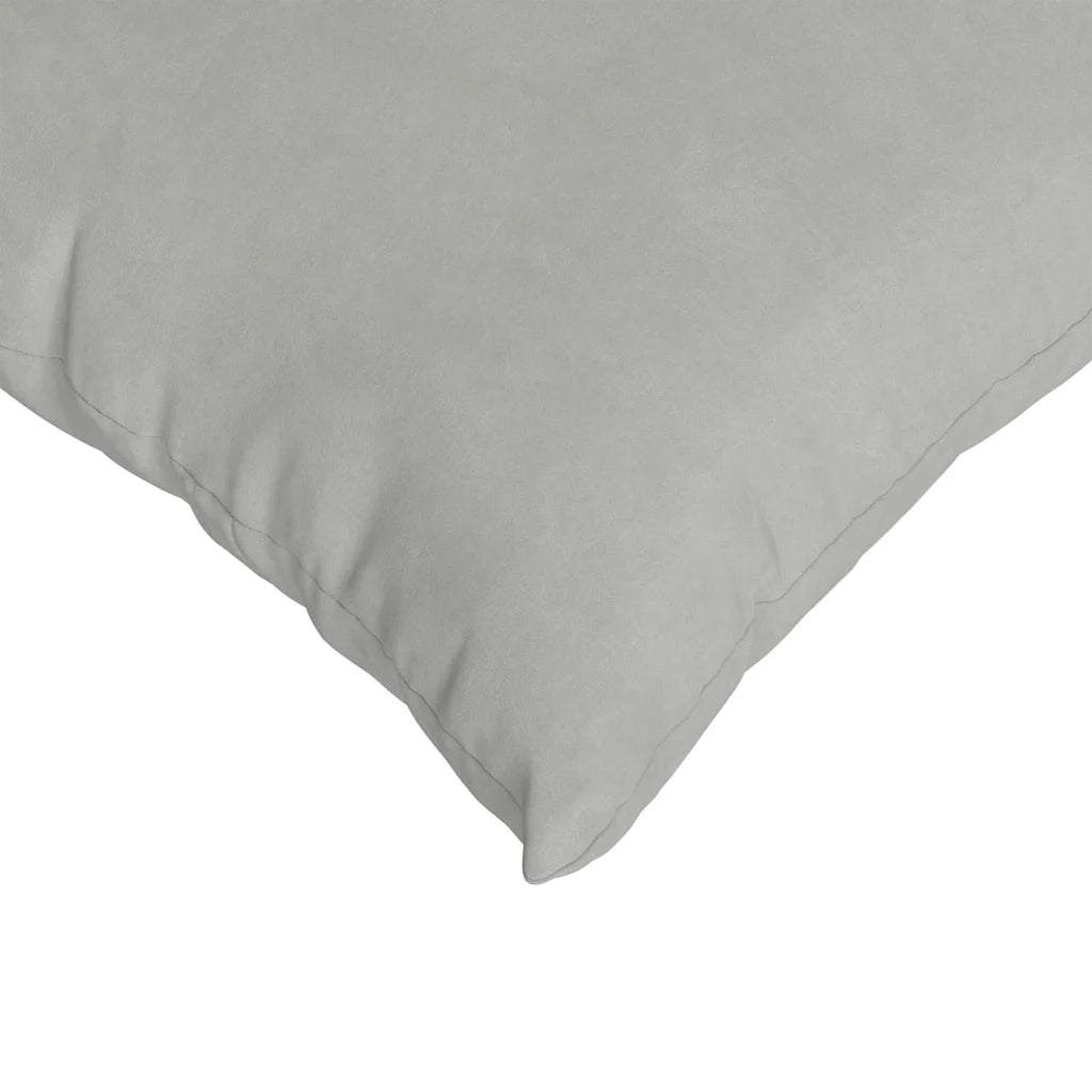 Cuscini da Divano 2 pcs Grigio chiaro 60 x 60 cm Tessuto 42014027
