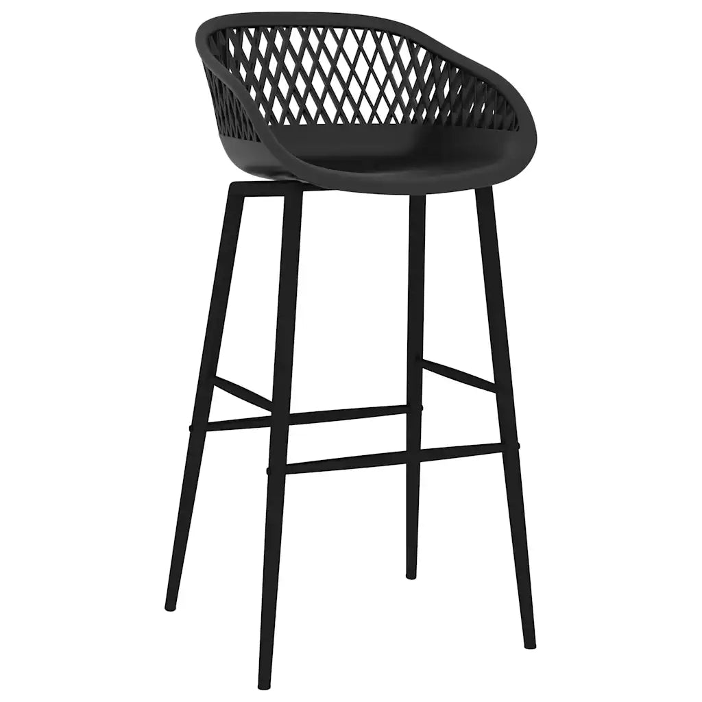 Set da Bar 7 pz Bianco e Nero 3057445