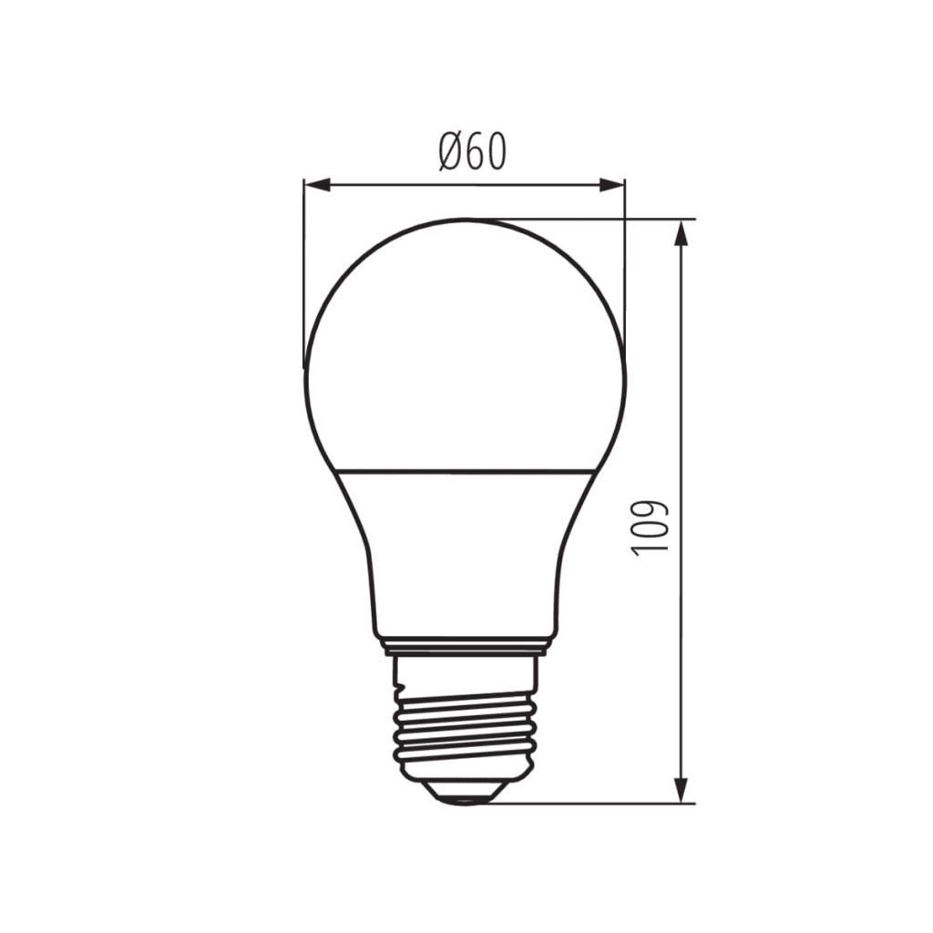 Lampadina IQ-LED A60 E27 5,9W 806lm 4000K Kanlux 36674