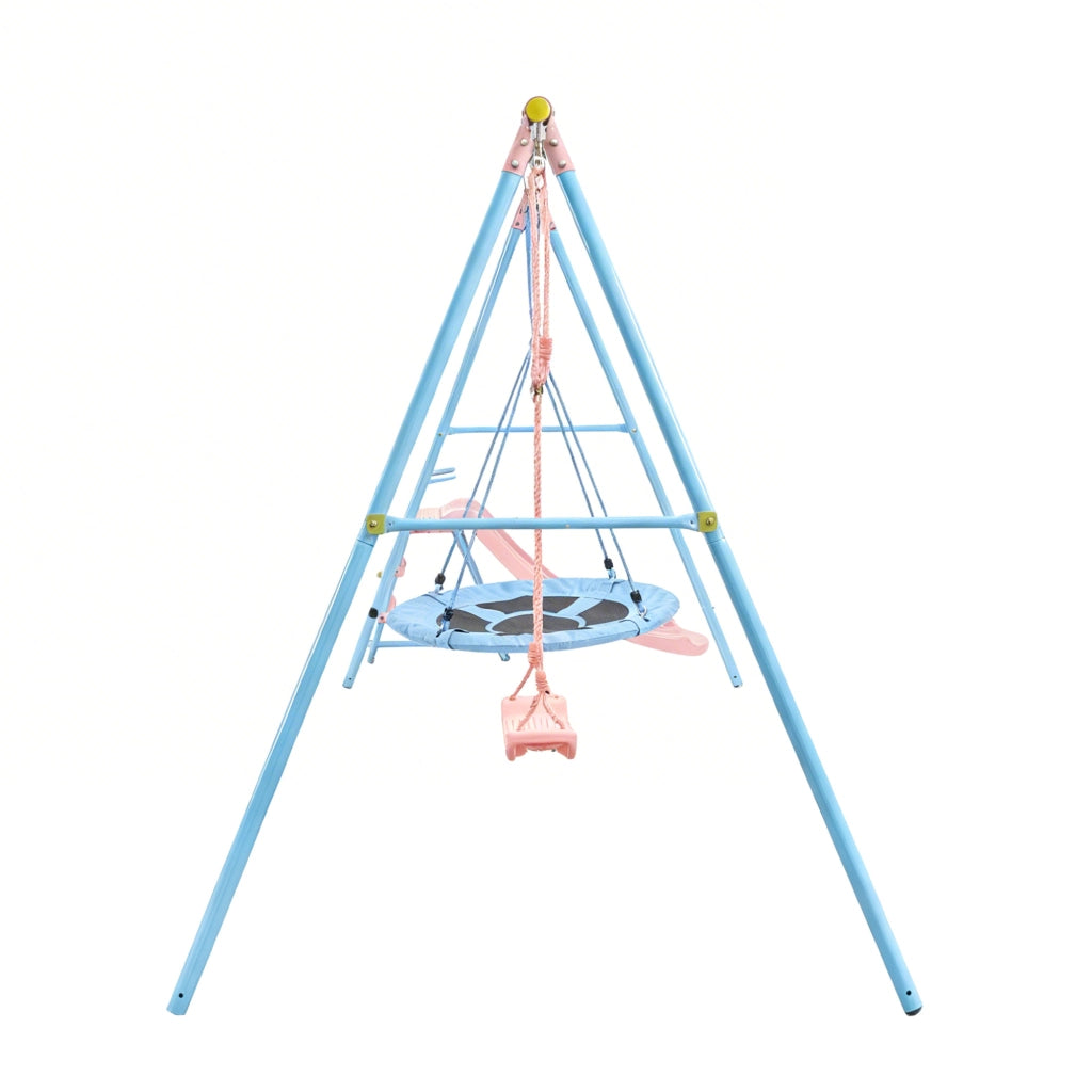 Set Altalena Doppia con Scivolo