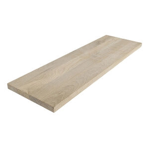 MENSOLA SQUADRATA ROVERE NATURALE 60X1,8X40 CM- 5,0 pz