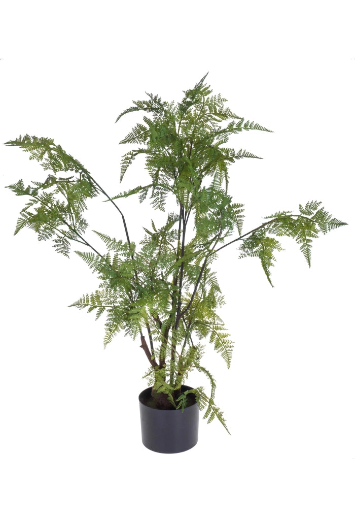 Pianta Artificiale Felce con Vaso Altezza 80 cm