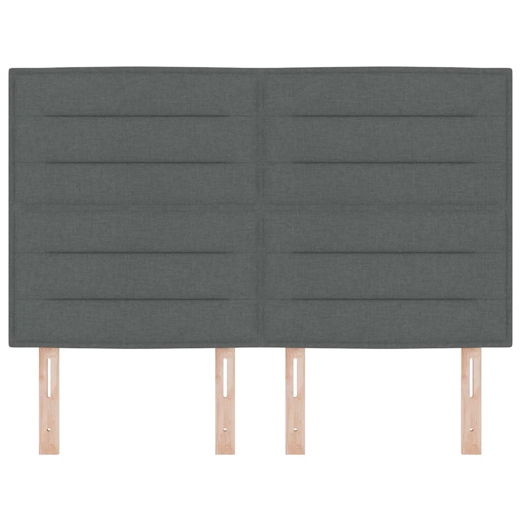 Testiera | Testata Grigio scuro 160 cm Tessuto