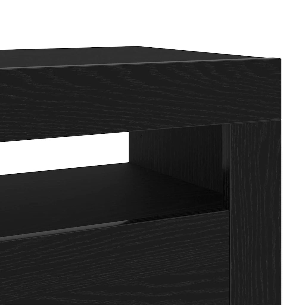Mobile TV | Armadietto TV | Mobile Porta TV Rovere Nero 120 x 35 x 40 cm Legno multistrato