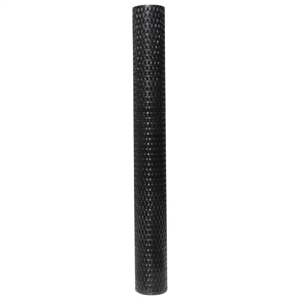 Schermo da balcone | Paravento da Balcone Nero 1000x80 cm in Polyrattan