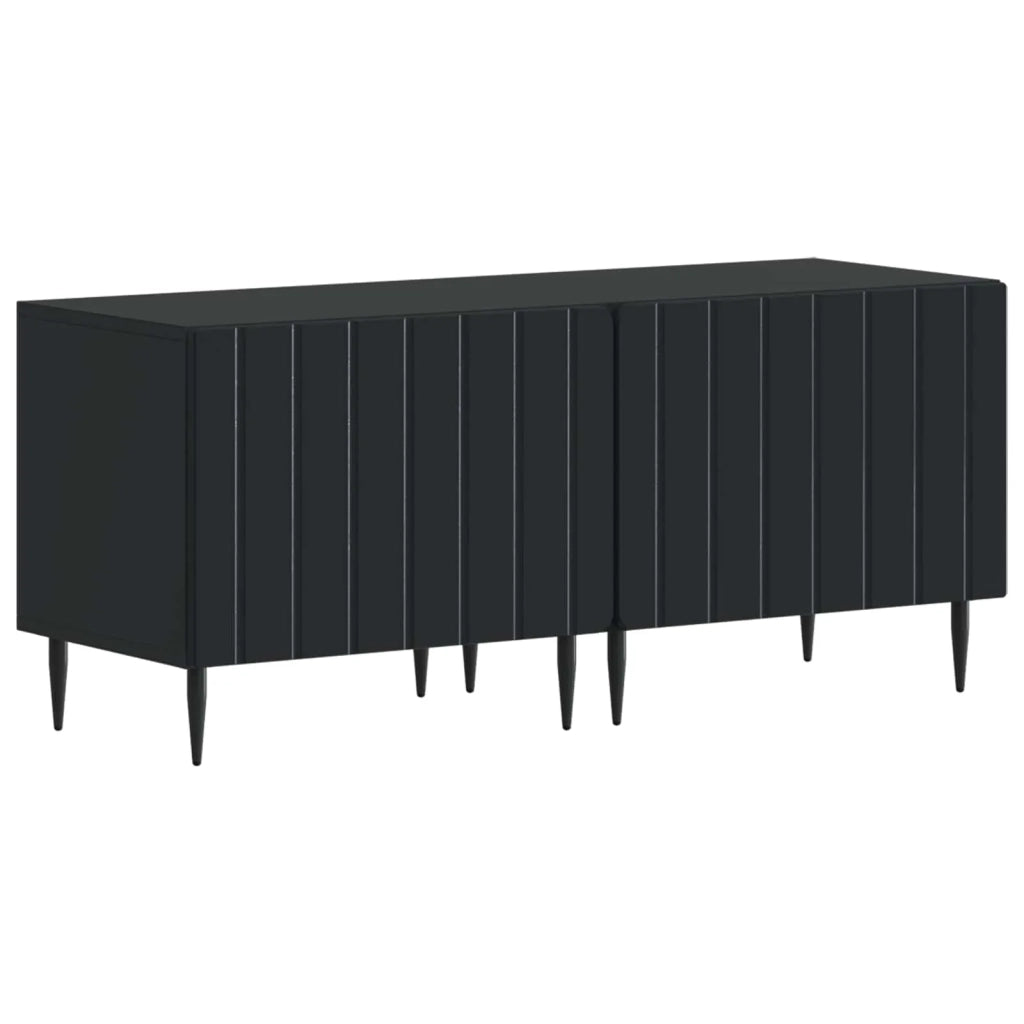 Mobile TV LED a 3 pezzi ZWOLLE Nero Legno ingegnerizzato 3416513
