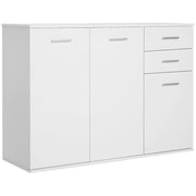 Mobile Cucina con Ante e Cassetti ¨C zephmum ¨C Bianco Lucido 106x35x76