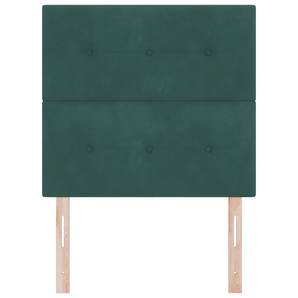 Testiera | Testata Verde Scuro 100 cm Velluto