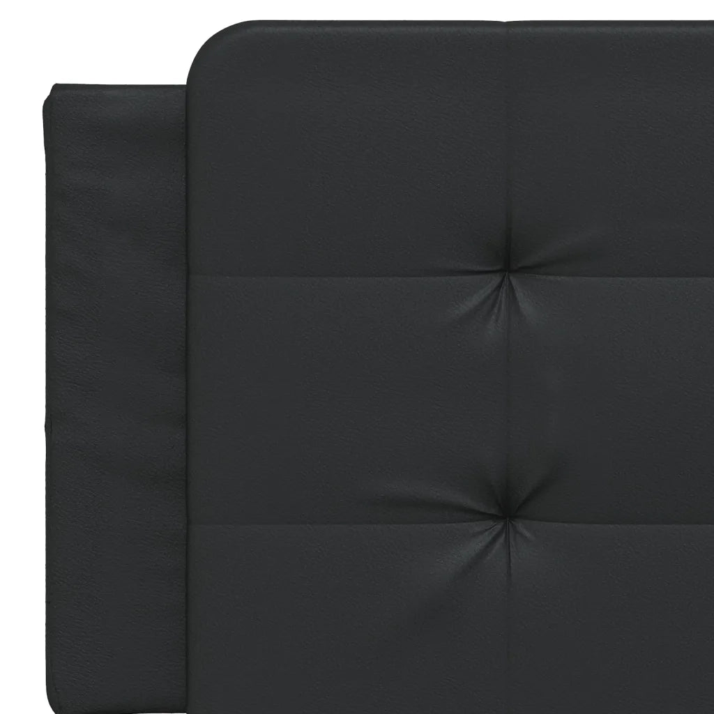 Coussin de tête de lit Zadar noir 160 cm similicuir