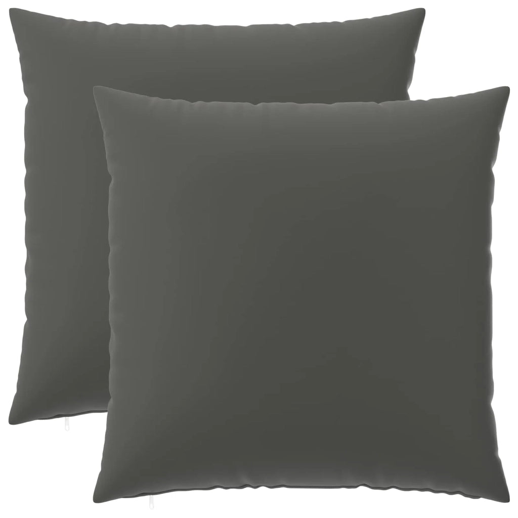 Cuscino con cuscino HEERLEN 2 pz Antracite Poliestere 928252