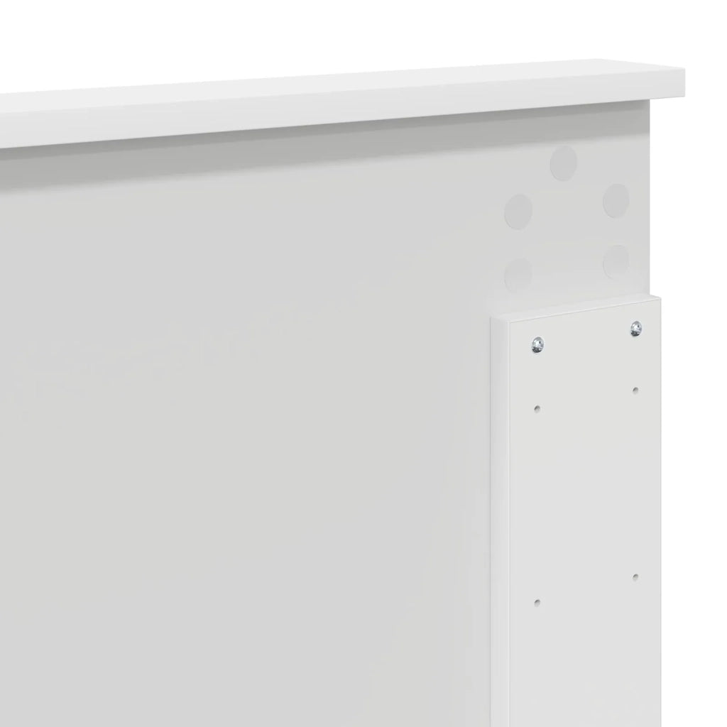 Testiera Bianco 100 cm Legno ingegnerizzato 887593