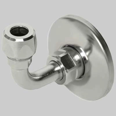 CURVETTA SOTTOLAVABO REGOLABILE - 1/2 x 10 - 2 pezzi - MADE IN ITALY