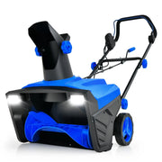 Spazzaneve elettrico area di sgombero 500 mm x 250 mm sporgenza 9 m illuminazione a LED PP blu e nero 20_0013615