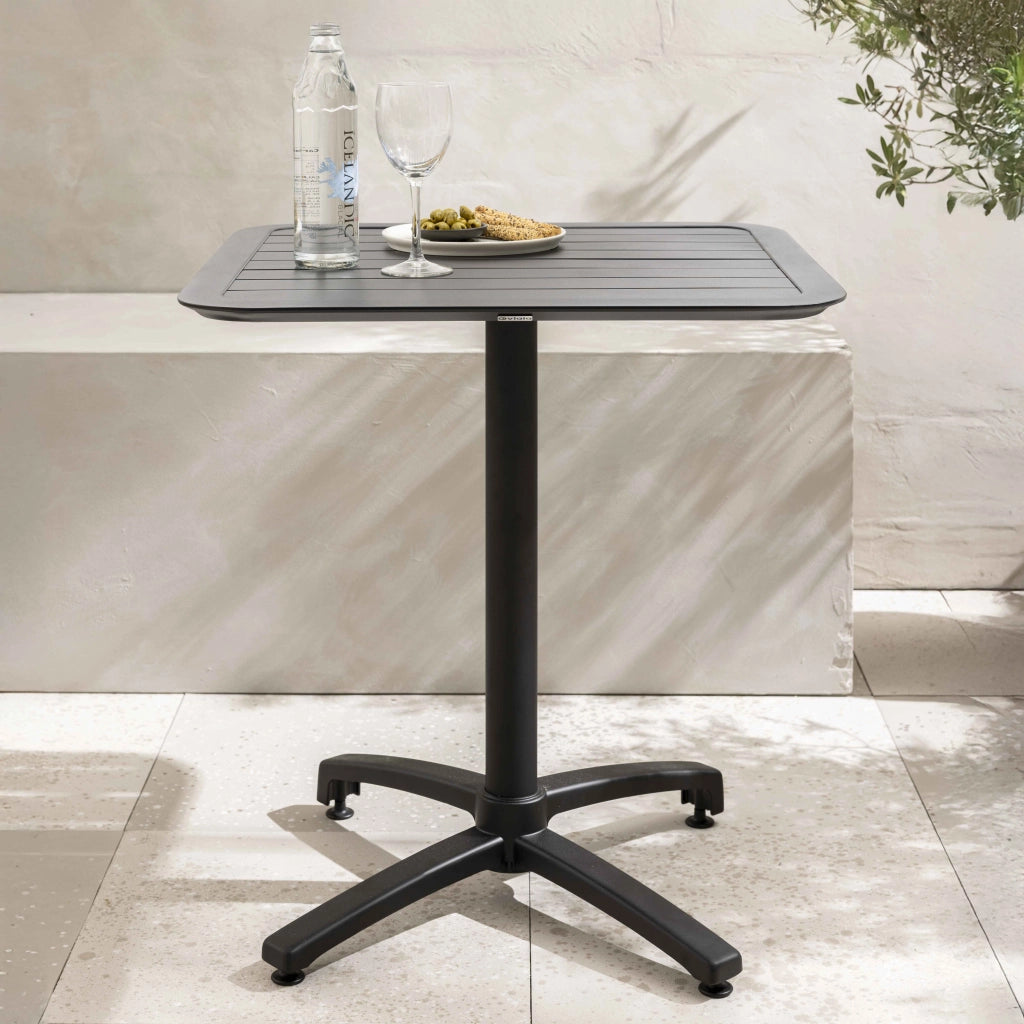 Oviala - Tavolo reclinabile 70 x 70 cm nero