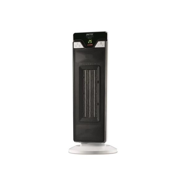 Imetec eco ceramic, termoventilatore, stufetta elettrica, tecnologia ceramica, basso consumo energetico, silenzioso, 3 livelli di temperatura, termostato ambiente - 4035