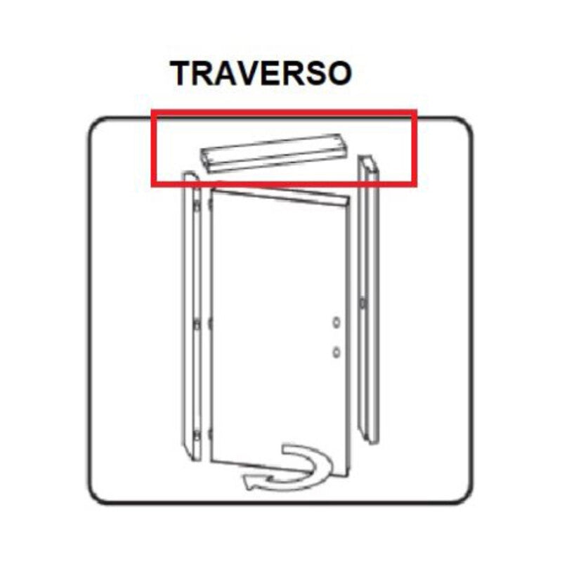 R TRAVERSO BATTENTE PORTA MICROTEC CILIEG 210X80- 1,0 pz
