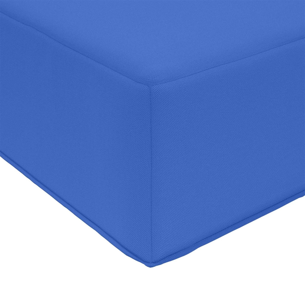 Cuscino per sedie | Cuscino per divano da esterno Blu Reale 80 x 80 x 8 cm