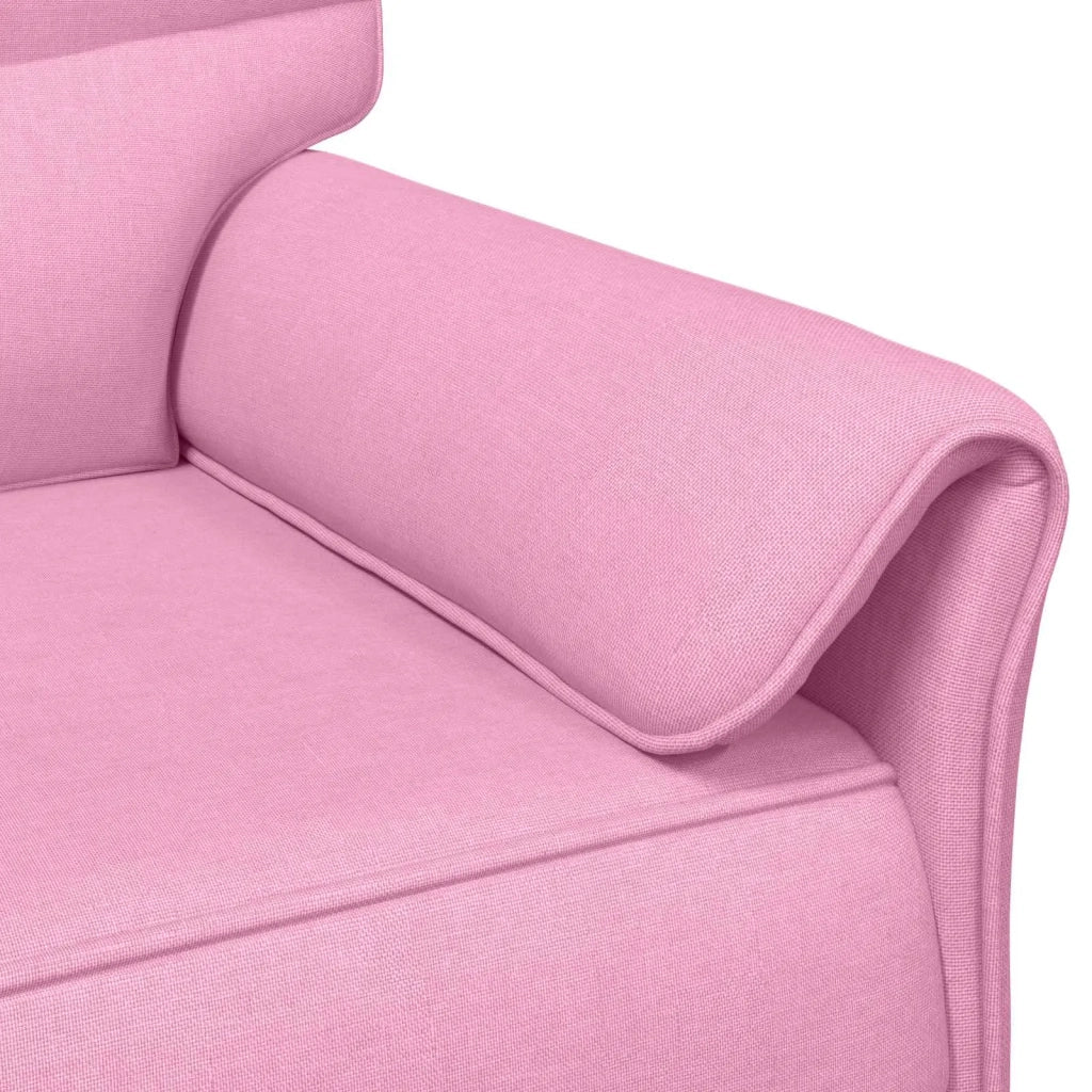 Set di divani 2 pz Rosa Tessuto 3424883