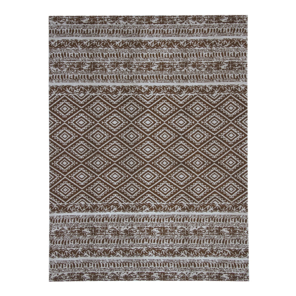 Tappeto Sunny 100 Braun in poliestere marrone