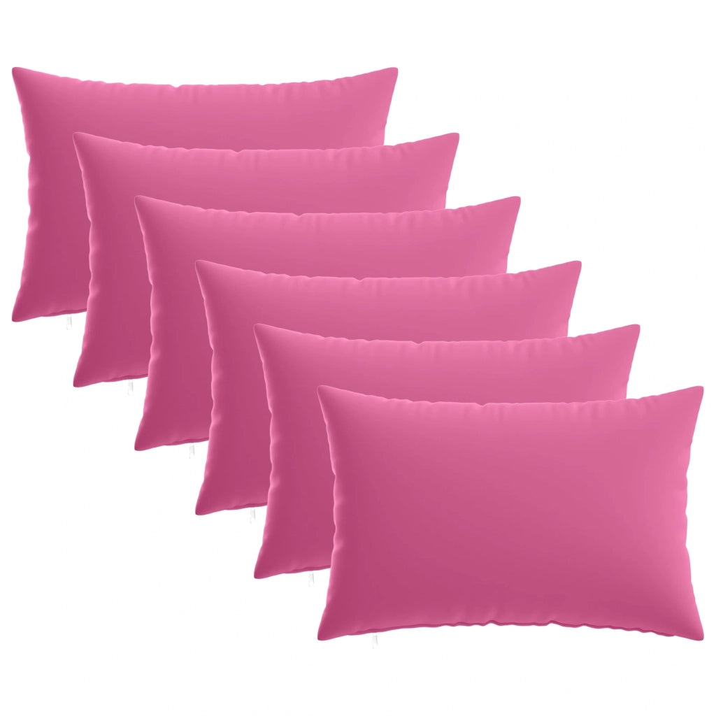 Cuscino con cuscino HEERLEN 6 pz Rosa Poliestere 925118