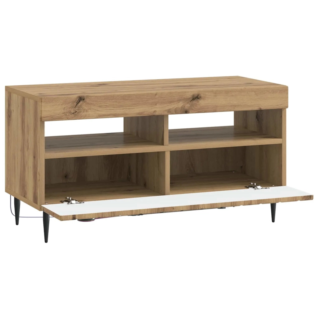 Mobile TV LED ZWOLLE 81 x 35 x 43 cm Rovere Artigianale 896564