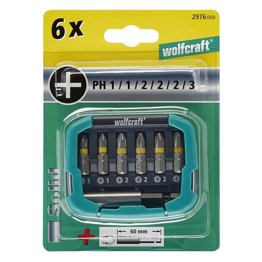 SET 6 INSERTI PH 123 CON PORTAINSERTI MAGNETICO