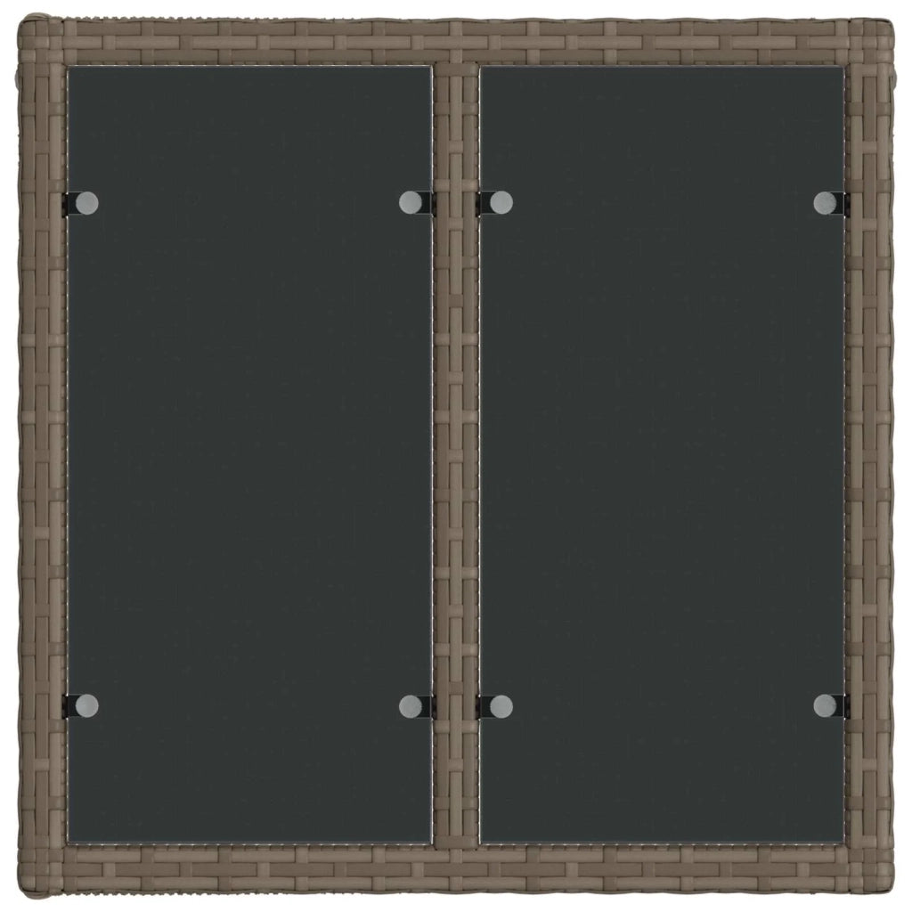 Set Divano da Giardino 7 pz Grigio polyrattan 3436076