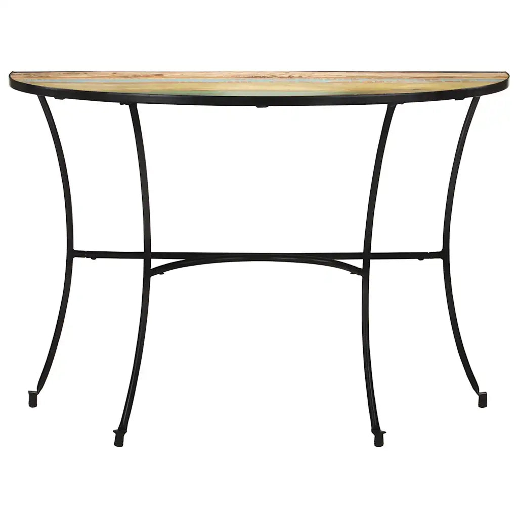 Tavolino Laterale-Tavolino da soggiorno-Tavolo 110x40x77 cm in Legno Massello di Recupero